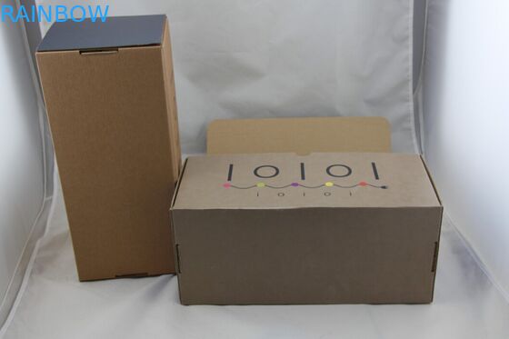 Zusammenklappbarer Papierkasten für die Schuhe, die mit Gewohnheit Drucklogo verpacken