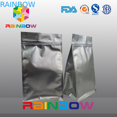 Des Seitensackt verpackender unterer Keil dichtungs-Kaffees Matt-Schwarzen 8 Reißverschluss ein