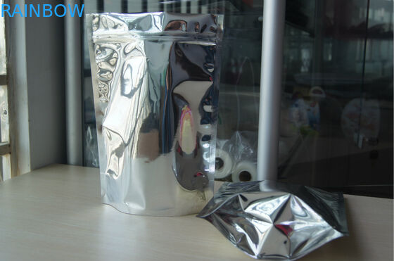 Kundengebundene einfache Aluminiumfolie-Taschen mit Reißverschluss/stehen oben das Folien-Beutel-Verpacken