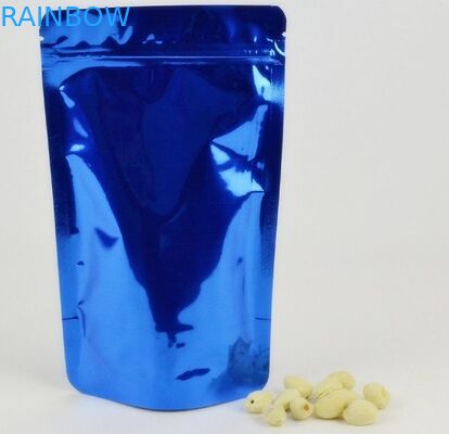 Kundengebundene einfache Aluminiumfolie-Taschen mit Reißverschluss/stehen oben das Folien-Beutel-Verpacken