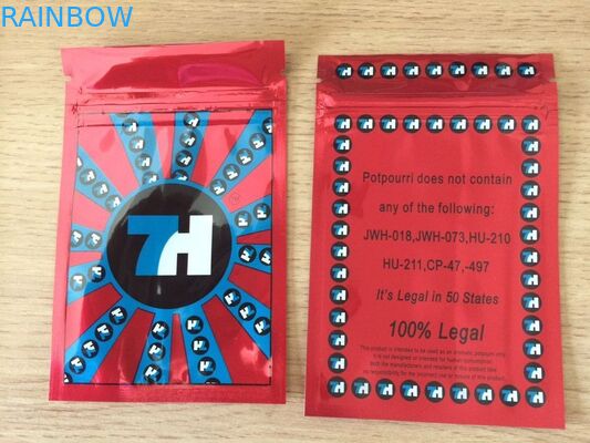 Aluminiumfolie-Trockenblumengesteck-Kräuterweihrauch, der mit Reißverschluss-und Riss-Kerbe verpackt