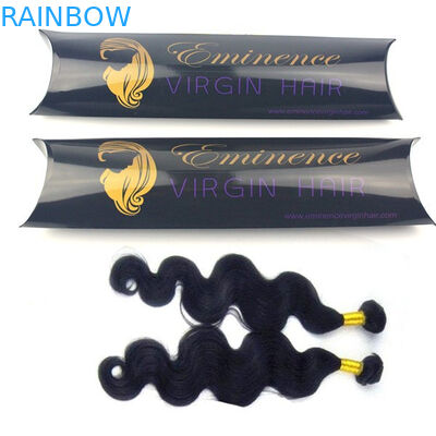 Haar-Erweiterungs-Papierkasten, der mit klarem Fenster, Haar-Erweiterungs-Papierkasten verpackt