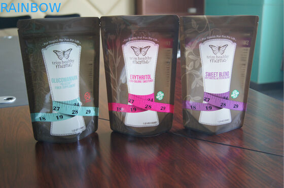 Kundenspezifische Plastiknahrung für Haustiere Doypack für das Verpacken der Lebensmittel mit Reißverschluss