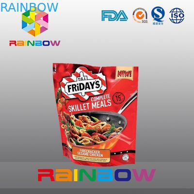 Nahrungsmittelgrad-Selbststehende Plastikbeutel mit Reißverschluss, die Retorten-Tasche verpacken