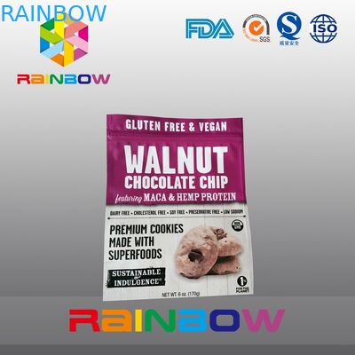 Weiche Oberflächenplastikbeutel-Verpackenplätzchen Doypack-Reißverschluss-Matttaschen