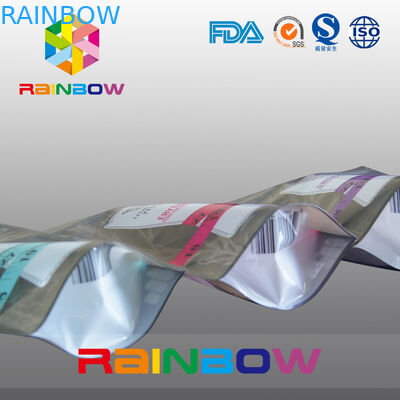 Unterer Plastikkeil mit Reißverschluss bauscht sich für das Zucker-/Süßigkeits-/Gewürzverpacken