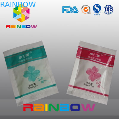 Bauscht sich Verpackengriffdichtung des Plastikwegwerfshampoos mit Risskerbe