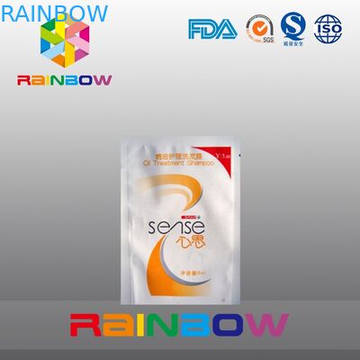 Bauscht sich Verpackengriffdichtung des Plastikwegwerfshampoos mit Risskerbe