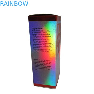 Papierkasten kundenspezifisches Logo Pinted, der für Kosmetik/glatte Kosmetik verpackt, packen das Verpacken ein