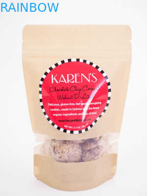 Gewohnheit druckte wiederversiegelbare Folie gezeichnete Plätzchen-Plastikbeutel, die Verpacken das mit Reißverschlussoben Beutel steht