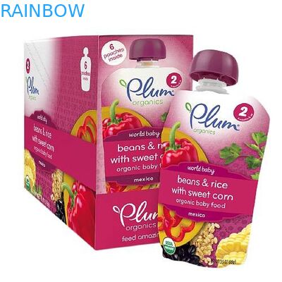 Selbst, der die Plastikbeutel verpacken Tüllen-Beutel-Jogurt-Verpackensäuglingsnahrungs-Beutel steht