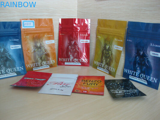 Der verpackende/rauchloser Tabak/Kautabak Aluminiumfolie-Kräuterweihrauch mit Reißverschluss bauscht sich