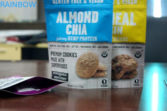 Nahrungsmittelgrad stehen oben Reißverschluss-Nuss, Snack-Food-Speicher-Tasche/Folie gezeichnete trockene Nahrungsmitteltasche