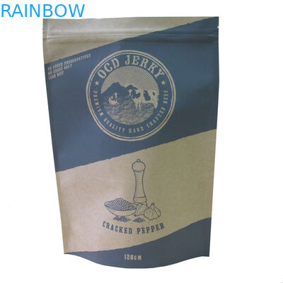 Wiederverschließbare Imbiss-Taschen-Verpackenwalnuß/Verpackentasche Chesnut für trockene Nahrung