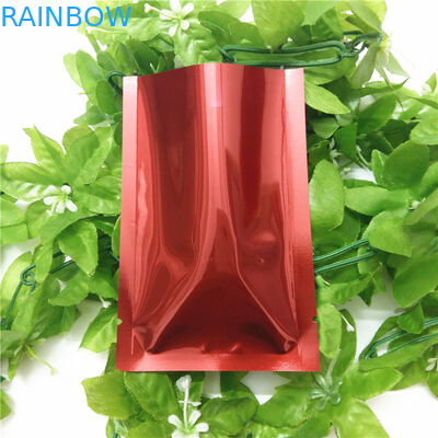 Gewohnheit Druck-Plastik-Reißverschluss sackt rote Plastik-Tasche mit Stand-Größe für das Nahrungsmittelspeicher-Verpacken ein
