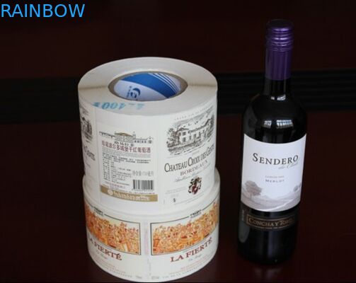 Kundengebundener Entwurfs-wasserdichter Rotwein-Psychiaters-Ärmel beschriftet selbstklebenden Flaschen-Aufkleber