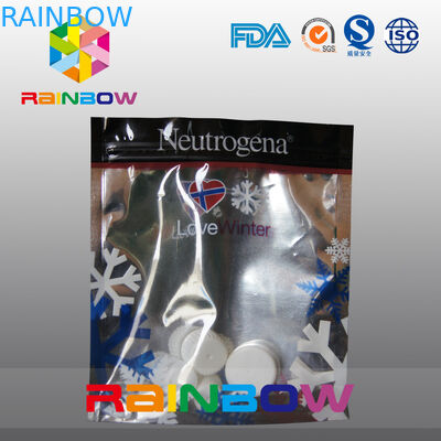 Körper-Nebel-u. Lotions-Aluminiumfolie-Rückseite und vorderer kosmetischer Beutel Doypack des freien Raumes