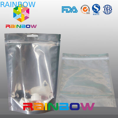 Körper-Nebel-u. Lotions-Aluminiumfolie-Rückseite und vorderer kosmetischer Beutel Doypack des freien Raumes