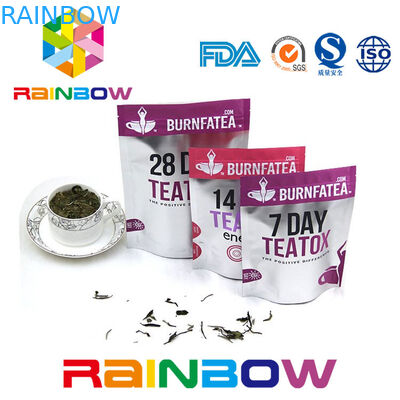 Biologisch abbaubar stehen Sie oben Tee-Verpackungs-Tasche Tee-Beutel-Plastik Reißverschluss lamellierte