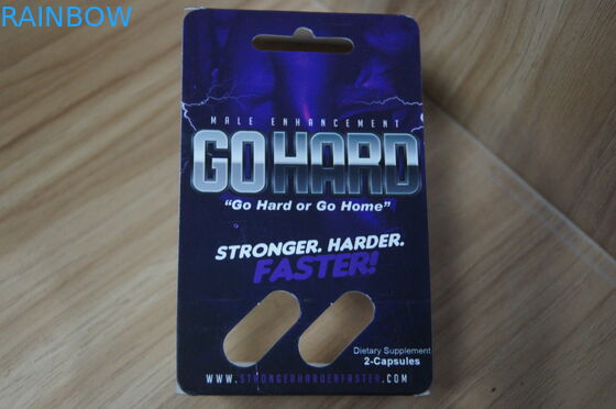 Aufbereitete Blisterpackung, die für männliche sexuelle Verbesserungs-Kapsel HD verpackt