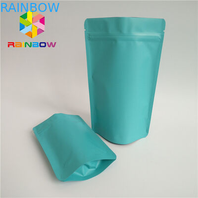 Natürliche grüne Teebeutel, die Mattoberflächenselbststehenden Reißverschluss verpacken