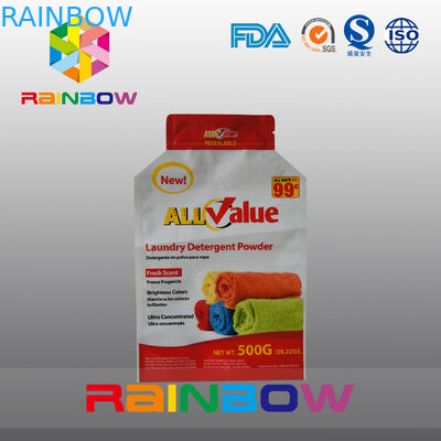 Besonders angefertigt, Kunststoffgehäuse-Tasche für Pulver des Waschmittel-500g/Waschpulver druckend