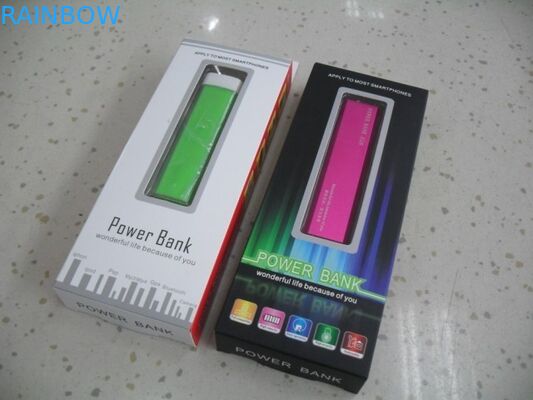 Kundengebundener Entwurf, der den Papierkasten übergebend verpackt mit Fenster für Energie-Bank sich faltet