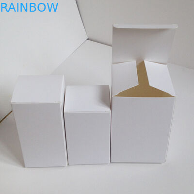 Weißes Pappschmuck-Parfüm-Süßigkeits-Papierkasten-Verpacken nicht gedruckt