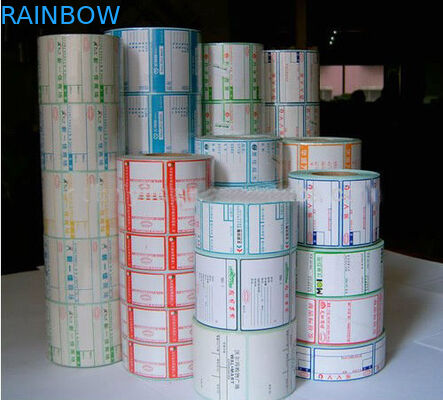 Fertigten aufeinander folgende Förderungsaufkleber Digital/Drucksacheaufkleber in der Rolle besonders an