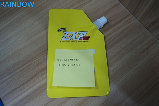 Lamelliert stehen Sie oben den Tüllen-Beutel, der mit Seitentüllen-Schmieröl-Verpackentasche verpackt