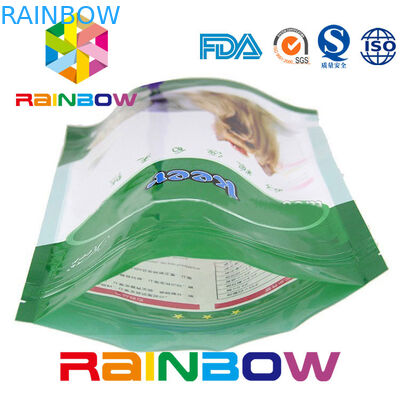 Vereiteln Sie stehen oben Nahrung- für Haustierebeutel mit Reißverschluss, die Plastikfestlichkeiten des hund500g, die Tasche verpacken