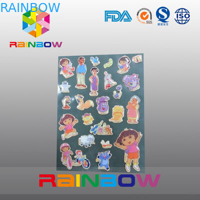 Buntes klares unregelmäßiges wirtschaftliches recyclebares kundenspezifisches Papier beschriftet Flasche/Plastiktasche