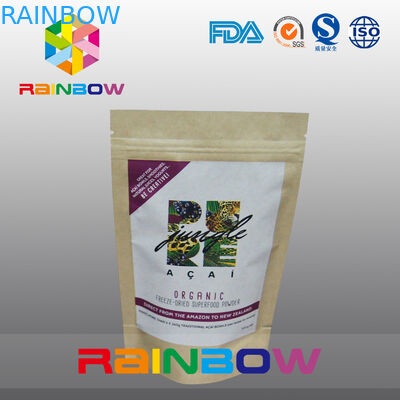 Kundengebundene Papiertüte-Reißverschluss Doypack-Verpacken- der Lebensmitteldrucktasche