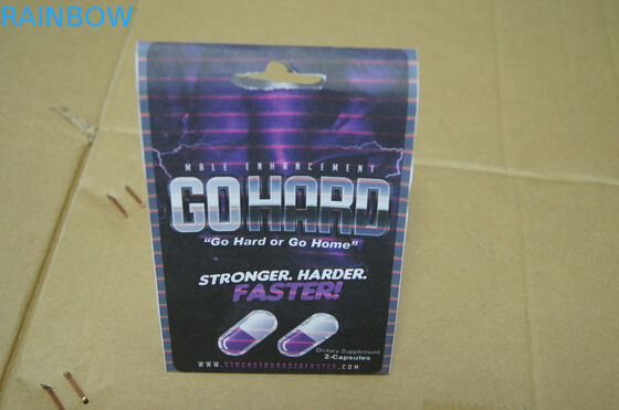 Schwarzer Panther-Sex-Pille/Sporttape/Flexband-Papierkasten-Verpackenund hängende Blase