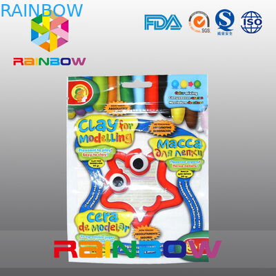 Kundenspezifisches Logo Coloful drei Plastikbeutel des Seitendichtungs-freien Raumes, die für Süßigkeit/Snack-Food verpacken