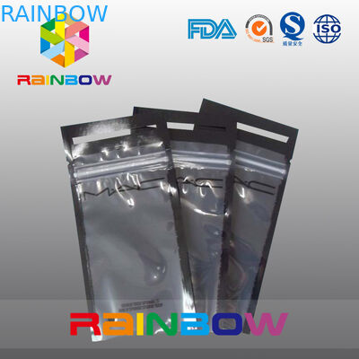 Sehen Sie durch Logo-Druckkopfhörer-/-kopfhörer-Verpackentaschen/Beutel mit Reißverschluss