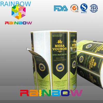 Wein-Glas-druckten selbstklebende Psychiaters-Ärmel-Aufkleber Aufkleber u. Wein-Flasche Lables