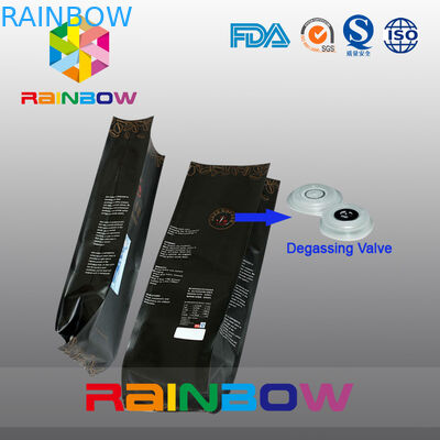 Kundengebundener Entwurfs-Aluminiumfolie-Kaffee-Beutel/Kaffee-Tasche des Seiten-Keil-5lb mit Ventil