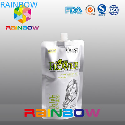 Der kundengebundene weiße Druck stehen oben Tüllen-Beutel für Shampoo/flüssige/trinkende Nahrung