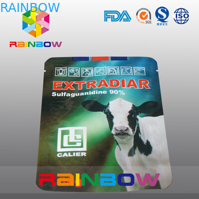 Aluminiumfolie-Nahrung- für Haustierebeutel-Milchkuh stehen oben das Verpacken der Lebensmittel