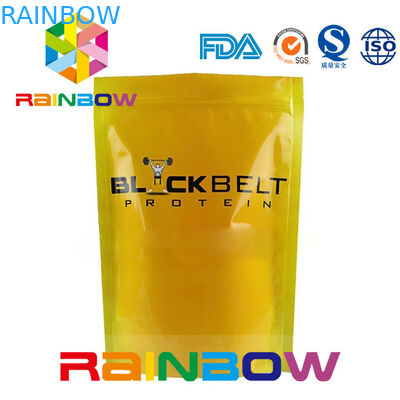 Glatt stehen Sie ergänzt oben Aluminiumfolie-Beutel-Verpackenzipverschluss-Pulver-Tasche