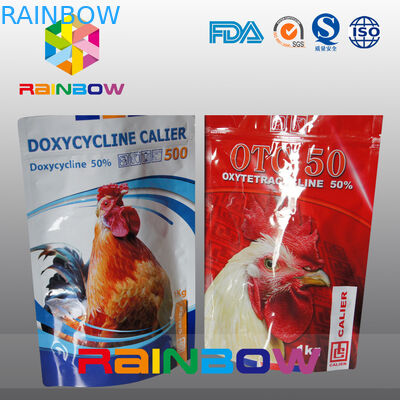 Gewohnheit Ihr eigenes Logo stehen oben Haustier-/Tukey-Nahrungsmittelspeicher-Beutel mit Reißverschluss