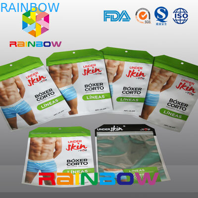 Plastik-Folien-Beutel mit Reißverschluss für das Geschenk-/Kleidungs-Verpacken/Tasche Noni mit Reißverschluss/Unterwäsche-Plastiktasche