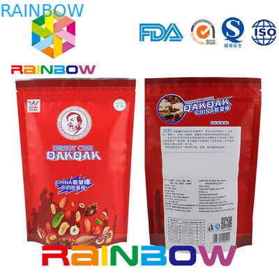 Keil-silberner Aluminiumfolie-Tasche Sambi-Mattklassiker der Seiten-400g für Kaffeebohne