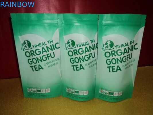 Würdevolles gebogenes Lipton-HAUSTIER/VMPET/PET Tee-Verpackentaschen stehen Up/stand herauf Tasche für Tee