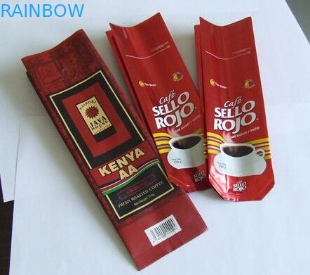 Fertigen Sie Folien-Kaffee-Tasche mit einem Weisen-Entgasungsventil, Grün/Schwarzes kundenspezifisch an