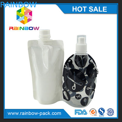 Stehen Sie oben den wiederverwendbaren Säuglingsnahrungs-Tüllen-Beutel, der mit Reißverschluss auf die Oberseite verpackt