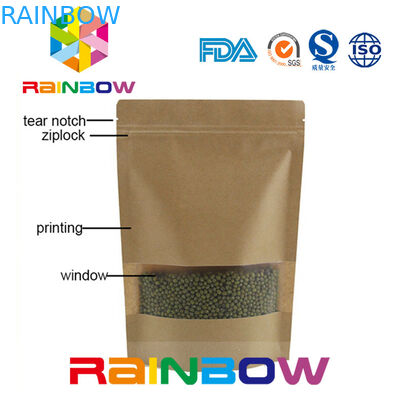 Aluminiumfolietasche/Aluminiumfoliezipverschlusstasche/des Beutels/der Aluminiumfolie Verpackung Vakuumbauscht sich,/Tasche mit Fenster