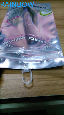 Kundengebundene einfache klare stehen oben leere Aluminiumfoliezipverschlusstaschen der Beutel