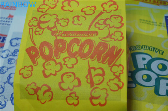 Nahrungsmittelgrad-flache Unterseiten-Brown kundengebundene Papiertüte-Spitze offen für Imbiss